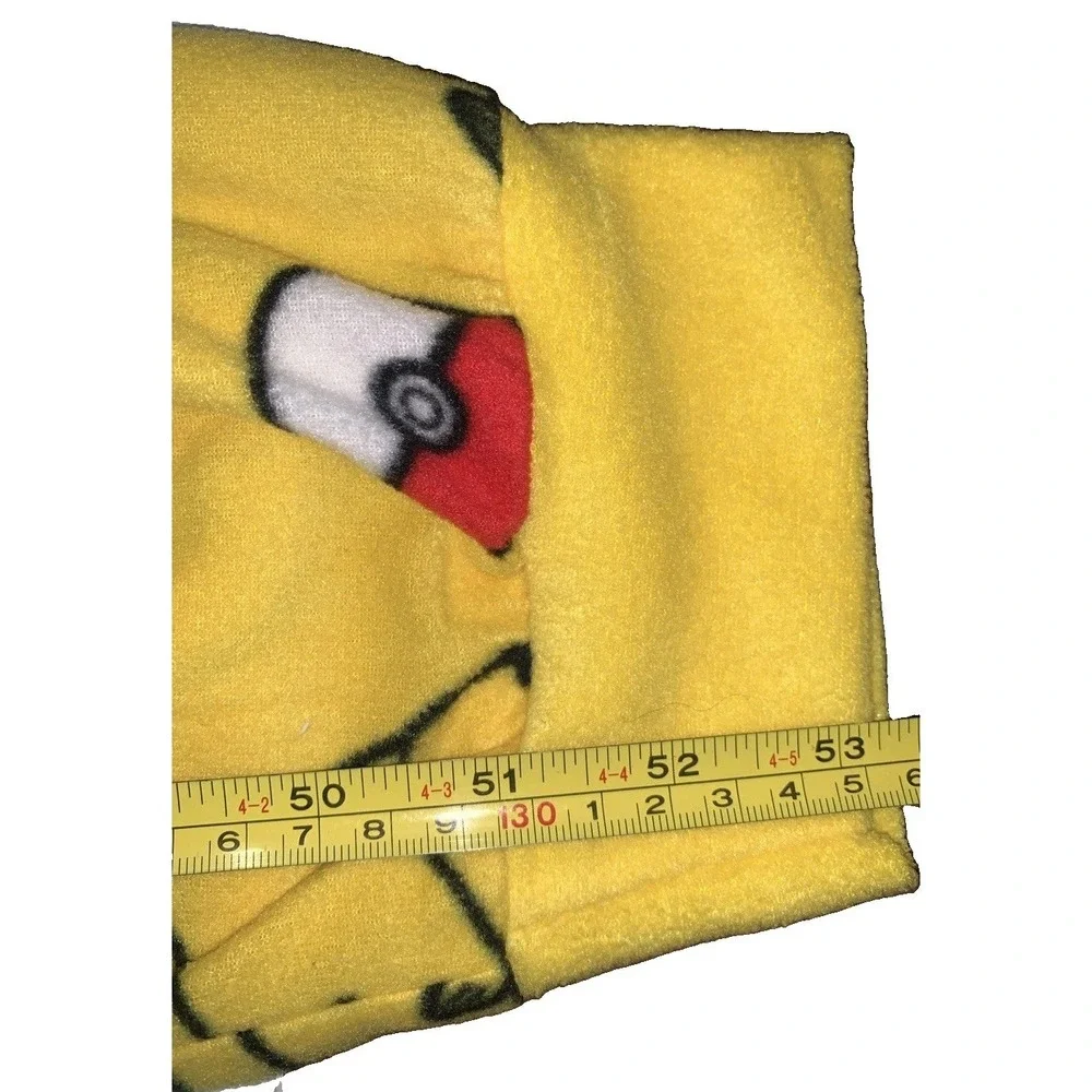 Pokemon Pikachu Hoodie Union Suit One Piece Pajamas 14-16 Boys Costume Cosplay